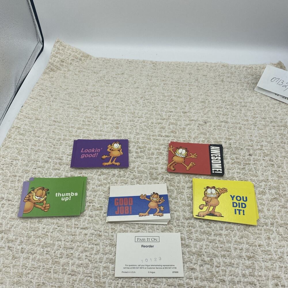 Pass It On Teacher Reward Cards - Cat Theme 50 Total-5-Designs-10/Each Design